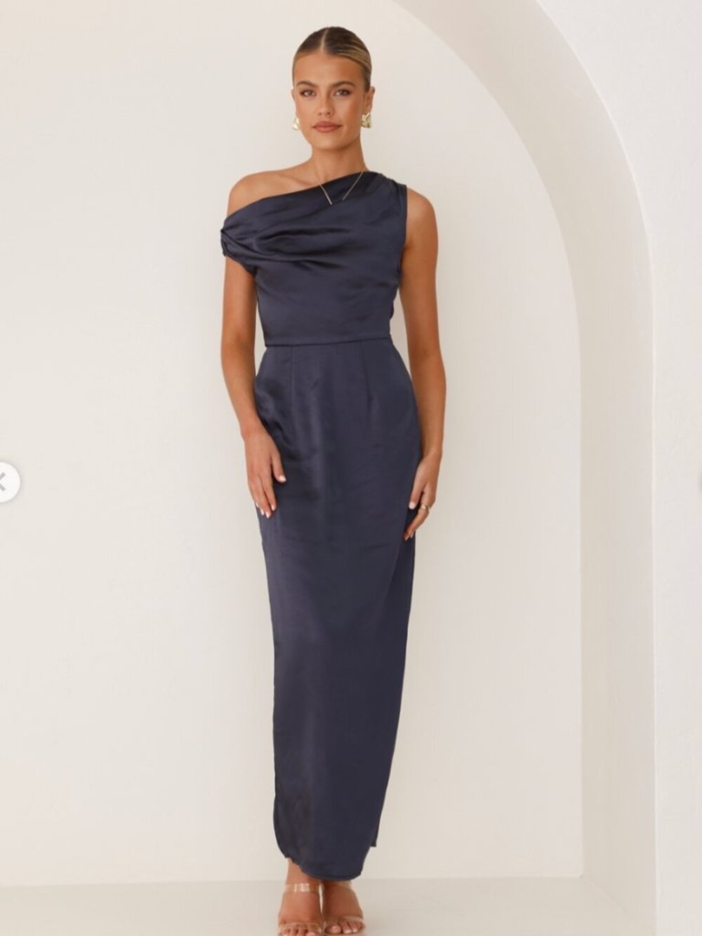 NWT Billy J Harlowe Maxi Dress - Navy Size 10